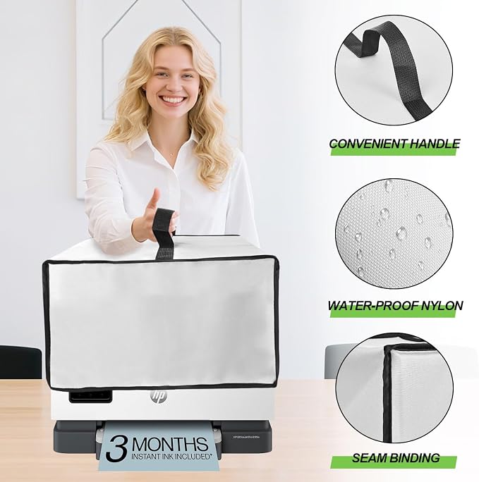 Printer Cover for HP, Waterproof Anti-Static Dustproof Thick Printer Cover - Image 3