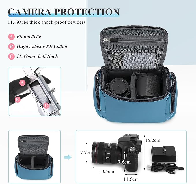 G-raphy Camera Bag Case Compact Lightweight Shoulder Crossbody Sling - Image 6