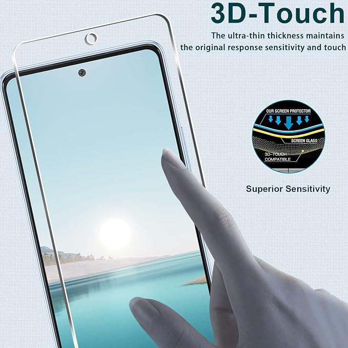 Galaxy A53 5G Screen Protector + Camera Lens Protector, HD Tempered Glass Film - Image 5