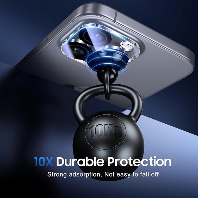 UniqueMe for 3 Pack iPhone 16 Pro/iPhone 16 Pro Max Camera Lens Protector - Image 2