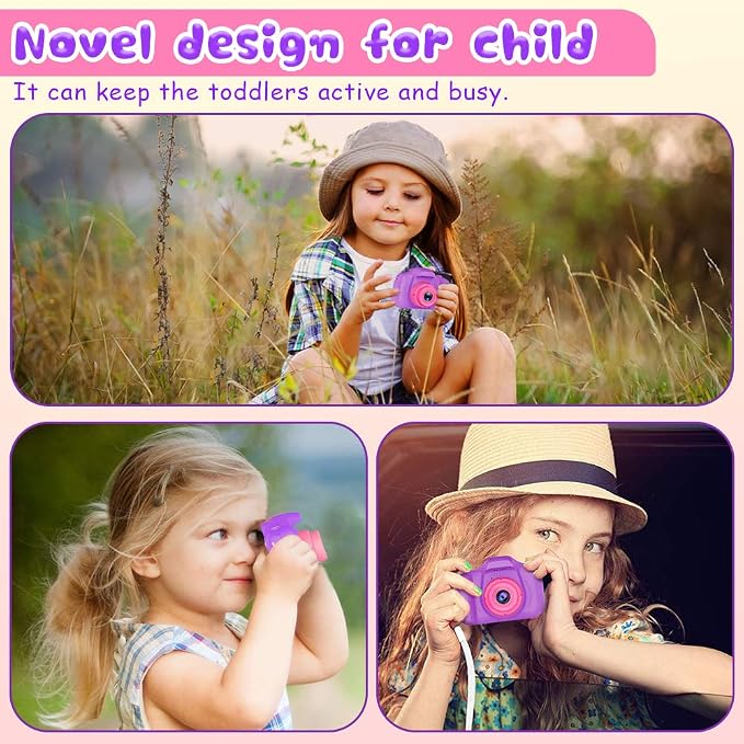 Seckton Upgrade Kids Selfie Camera, Christmas Birthday Gifts - Image 6