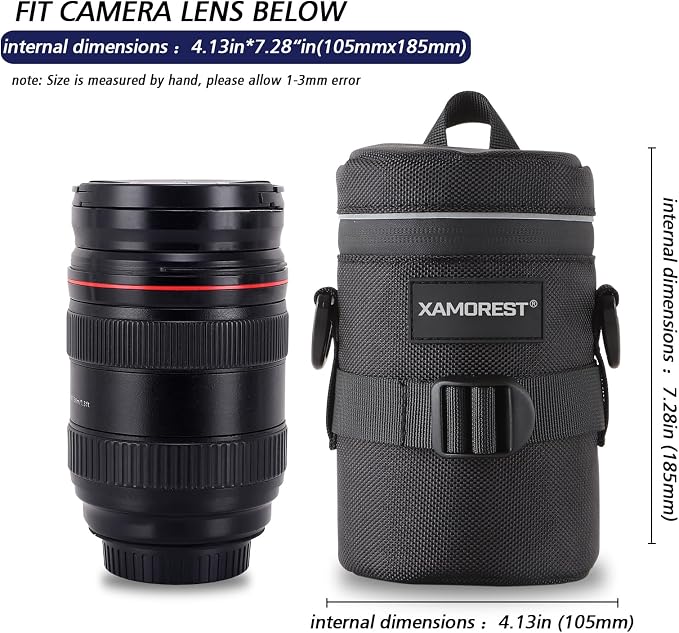 Camera Lens Case Lens Bag Compatible) - Image 2