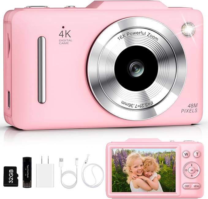 Digital Camera 4K Autofocus Vlogging Camera by QUIOF