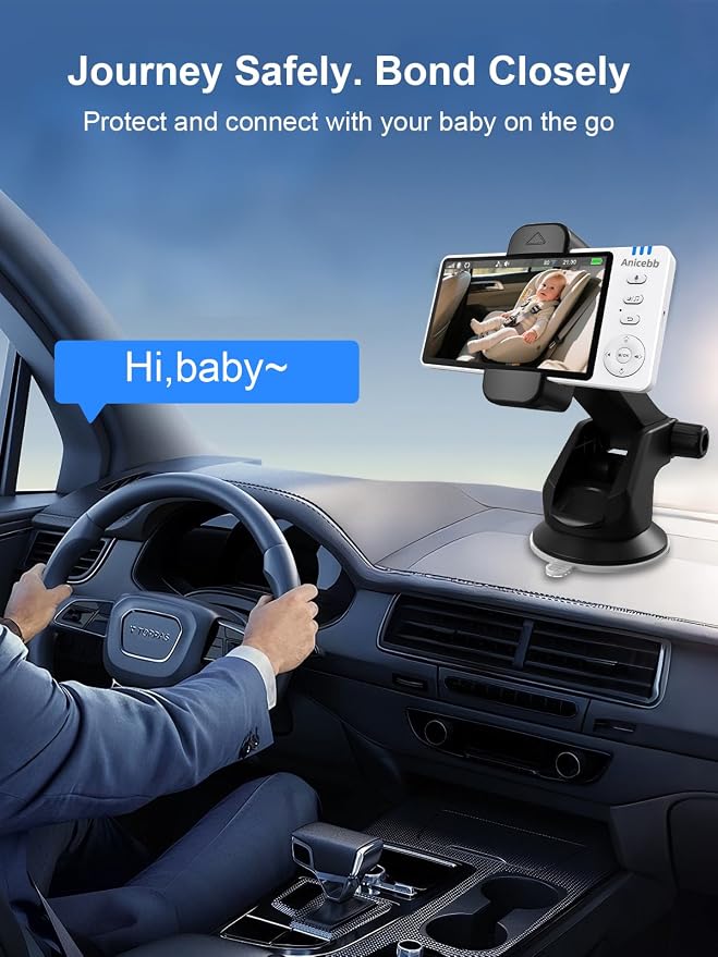 Wireless Baby Car Camera with 1080P Night Vision, Auto On/Off - Image 6