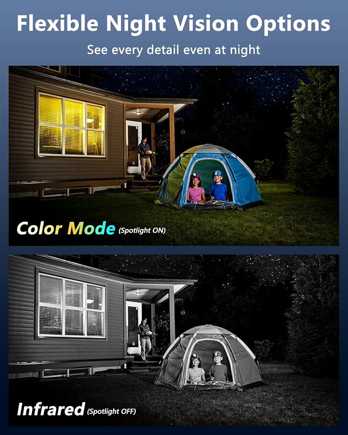 Outdoor WiFi Security Camera 3MP, PTZ Pan Tilt - Image 6