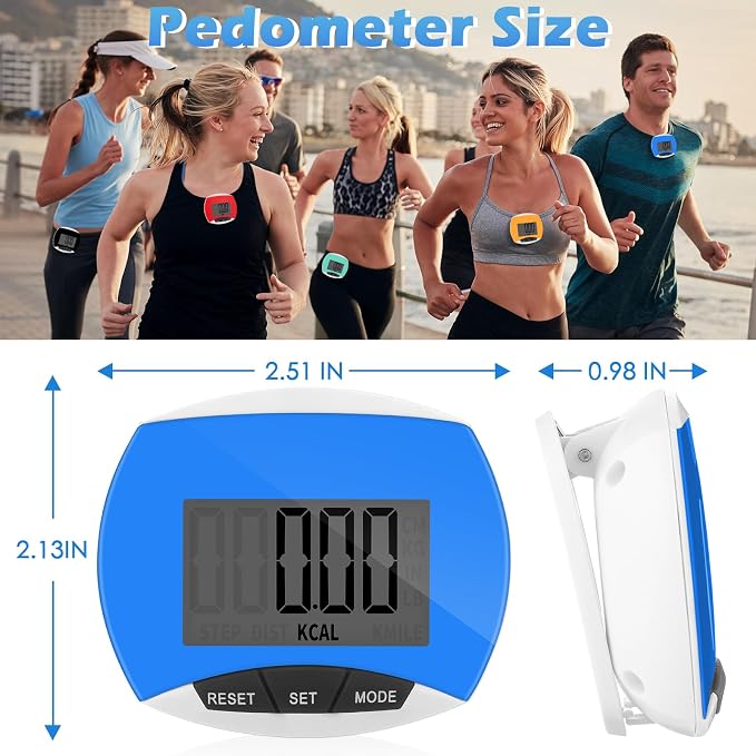Copkim 9 Pcs Simple Pedometers Bulk - Image 2