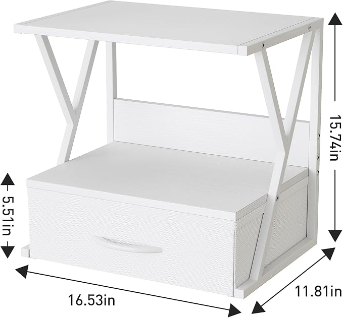 aboxoo Printer Stand for Desk - Image 3