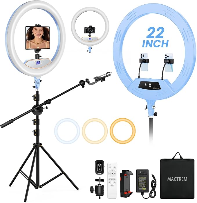 Ring Light 22inch Kit: Ring Light Tripod by MACTREM
