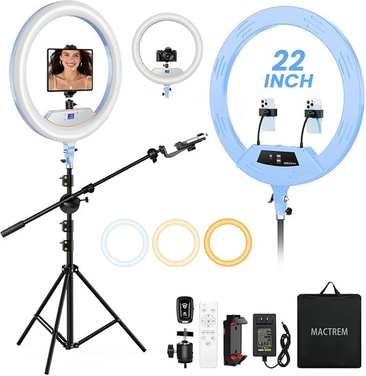 Ring Light 22inch Kit: Ring Light Tripod by MACTREM