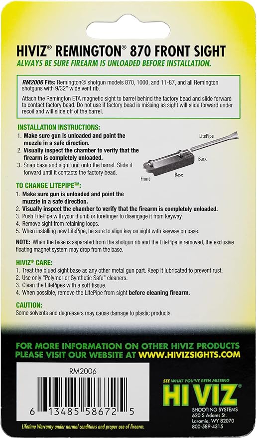 HIVIZ Fiber Optic Firearm Sight Systems - Image 4