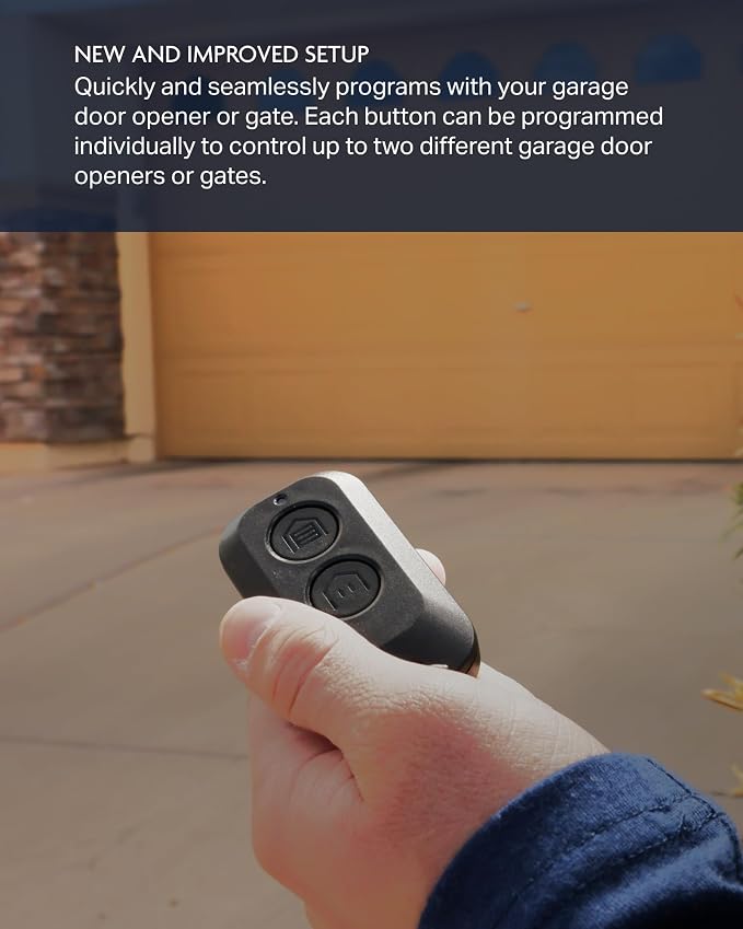 Chamberlain Genuine myQ 2‑Button Keychain Garage Door Remote – Compact - Image 5