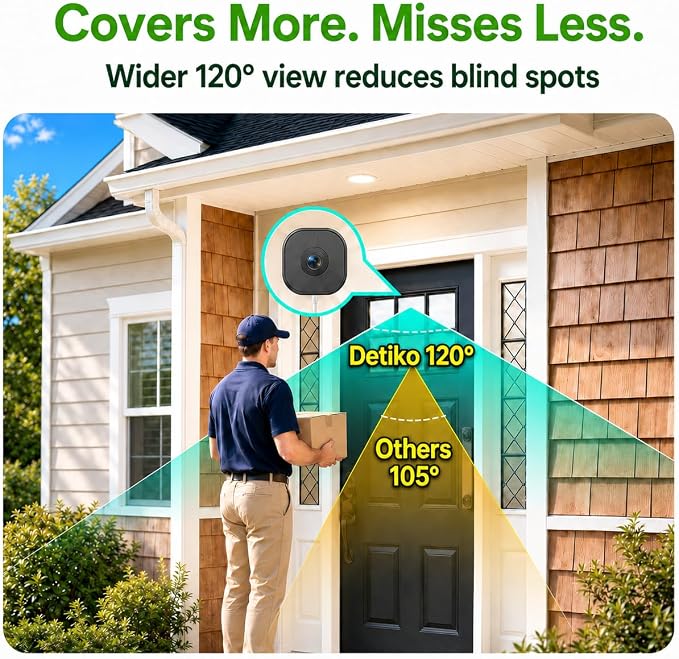 2K Window Camera, 5Ghz & 2.4Ghz WiFi Security Camera - Image 5