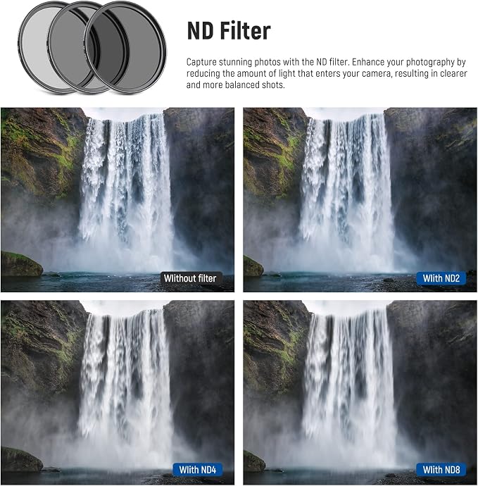 Neewer® 67MM Complete Lens Filter Accessory Kit - Image 4