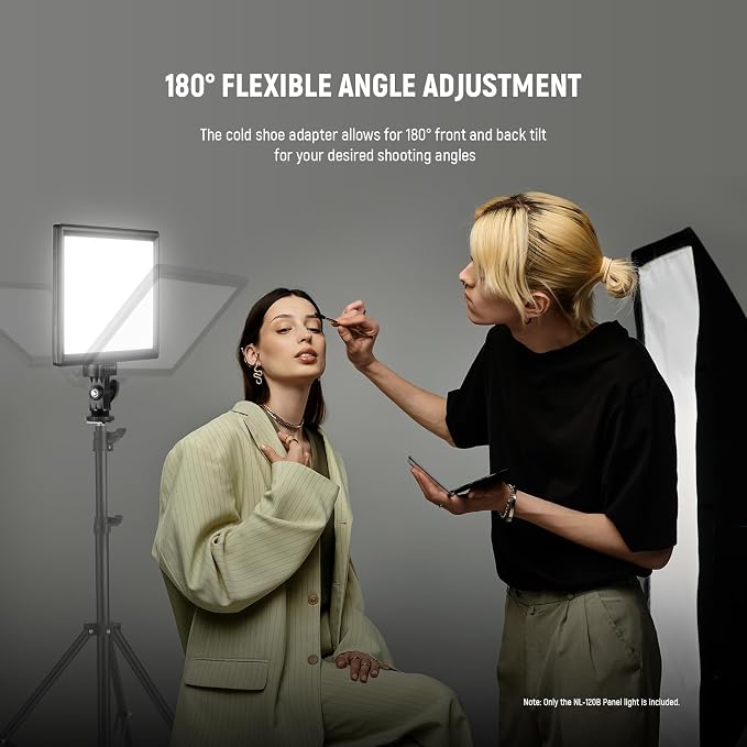 NEEWER Basics 9" LED Video Light Panel, 3200-5600K Edge Lit Dimmable Camera - Image 7