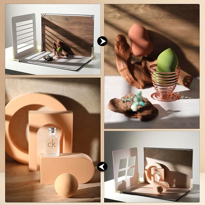 Photo Backdrop Board with Shadow Boards, Table Top Small Shooting Kit - Image 4