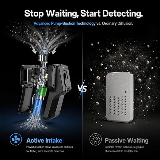 Temtop Handheld Particle Counter 0.3µm, 1.0µm Particulate Monitor PM2.5 - Image 6