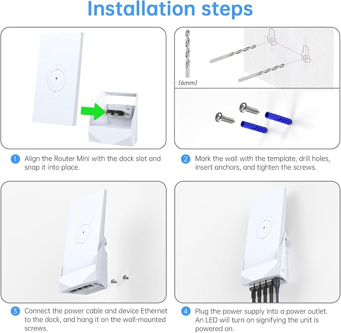 Starlink Router Mini Mount, Gigabit Docking Station - Image 5