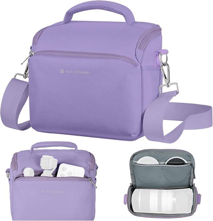 K&F CONCEPT Camera Sling Bag Small Crossbody Camera Case DSLR/SLR/Cute Compact by KFCONCEPT