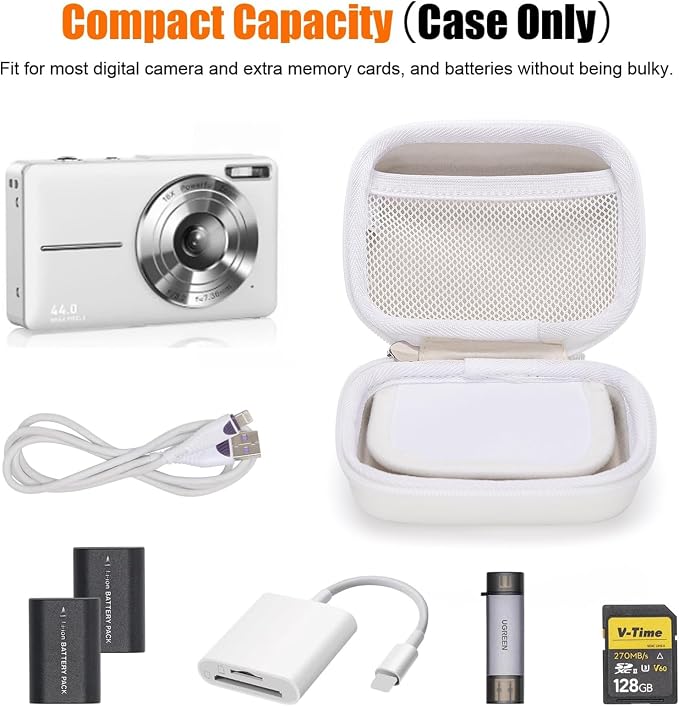 Cwatcun Digital Camera Case, Small Carrying Camera Pouch - Image 6