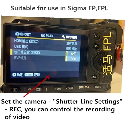 RSS-cr41 R Cable for Sigma fp fpl Camera, DJI Ronin Stabilizer - Image 8