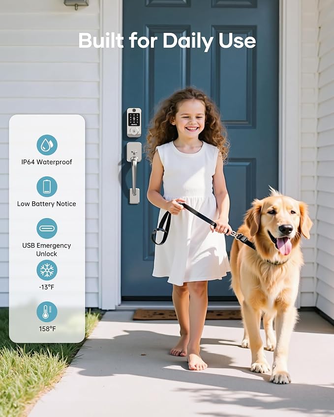 Wi-Fi Front Door Lock Set - Image 5