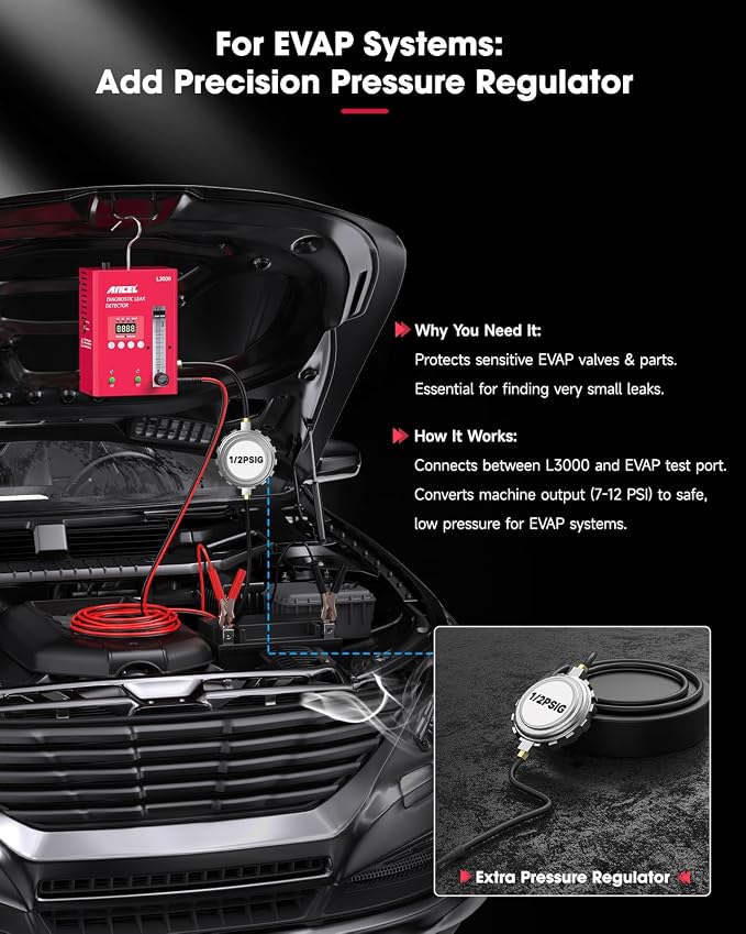 ANCEL L3000 Digital Automotive Smoke Leak Detector - Image 9