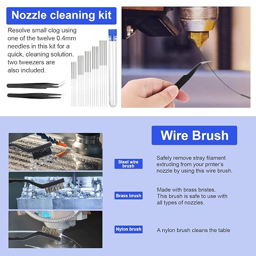 KuanStore 3D Printer Tools Kit, 3D Printing Accessory - Image 4