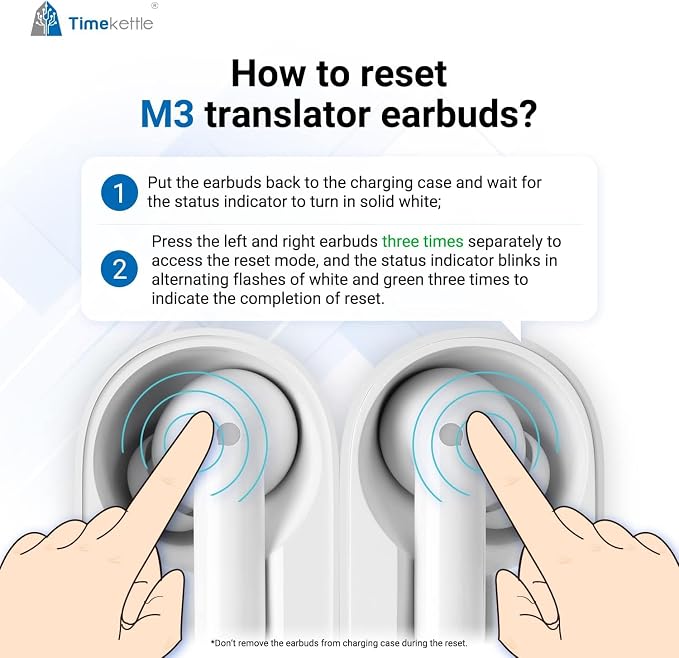Timekettle M3 3-in-1 Language Translator Earbuds, Real-Time Translation in 43 - Image 8