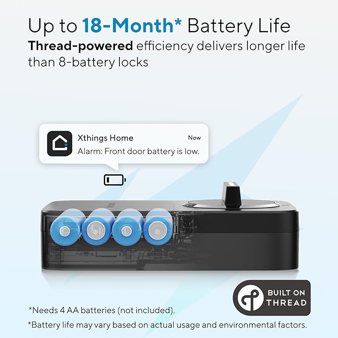 ULTRALOQ Bolt SE Smart Lock, Built-in Wi-Fi, Matter Over Thread, Works - Image 5