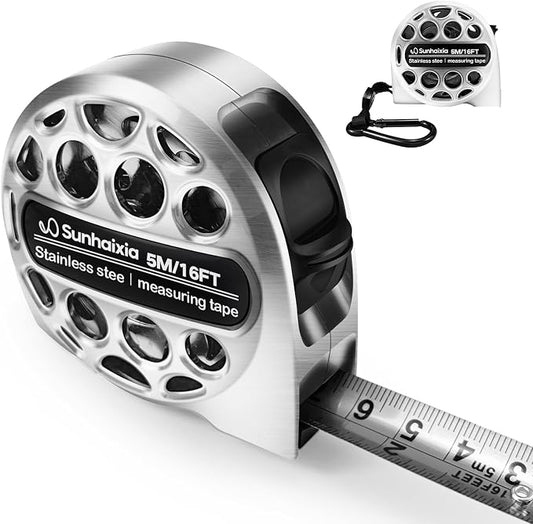 4-in-1 Laser Tape Measure with Laser Level Crosshairs |130ft/40m Laser by SUNHAIXIA