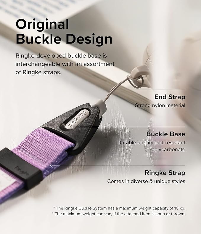 Ringke Hand Strap Designed for Camera Strap and Phone Strap, Adjustable Sturdy - Image 5