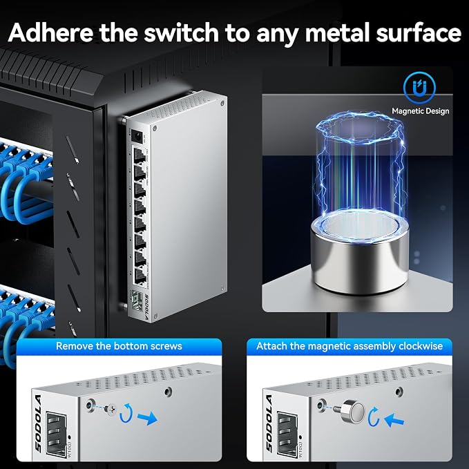 SODOLA 8-Port 2.5Gb Web Managed Switch - Image 8