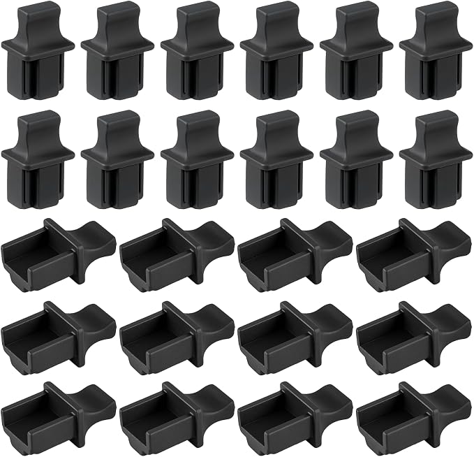 50 Pcs RJ45 Dust Cover, Ethernet Port Cover Plugs Silicone Anti Dust Caps by Unknown