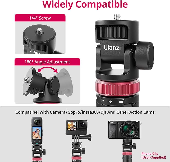 ULANZI MT-71 Tripod Selfie Stick & Vlog Handle - Image 2