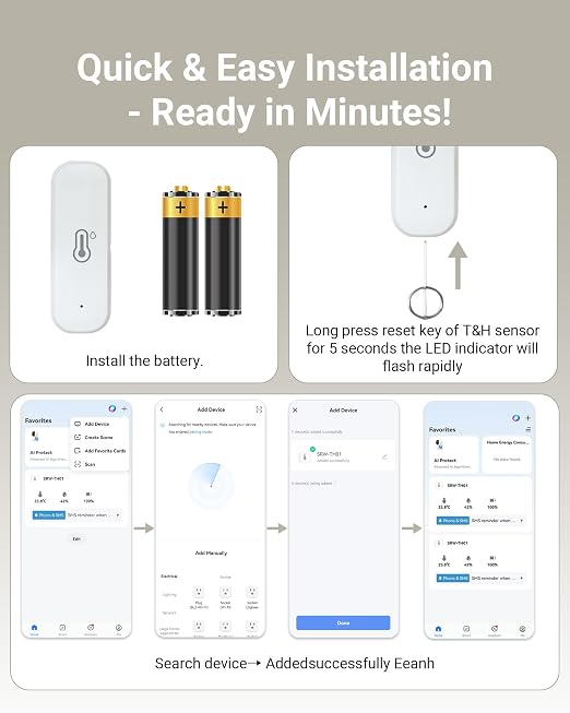 Smart WiFi Temperature Humidity Monitor - Image 7