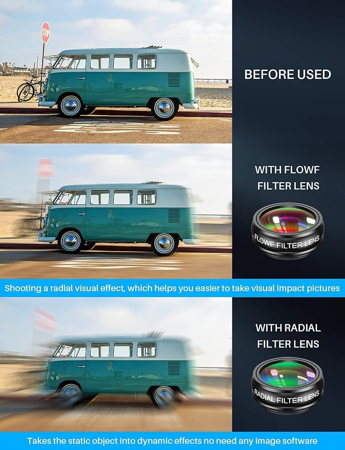 MIAO LAB 10 in 1 Cell Phone Camera Lens Kit, Wide Angle Lens & Macro - Image 4