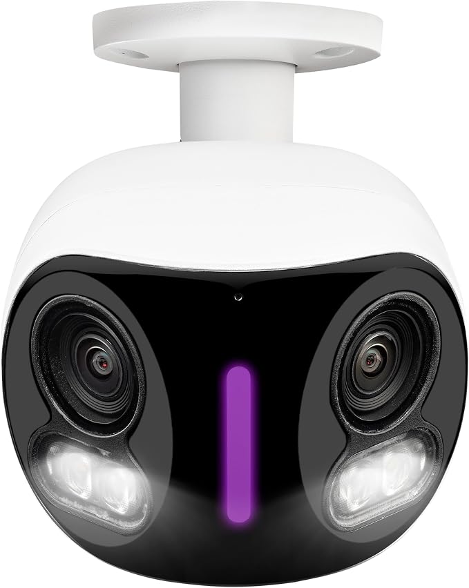 Lorex 4K 8MP IP Wired Dual-Lens Add-On Outdoor Security Camera | Smart Security - Image 2