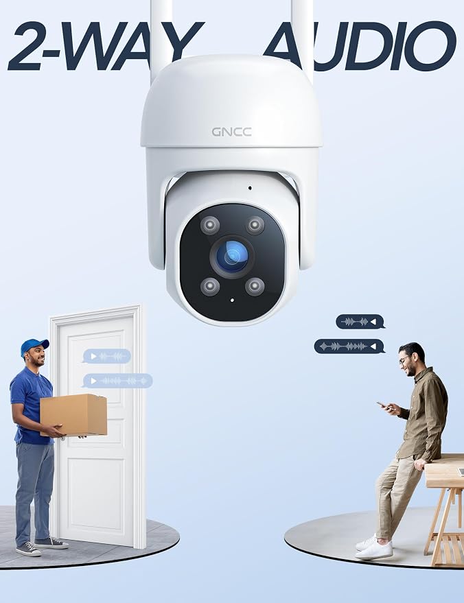 GNCC 2.4GHz Outdoor Security Camera, 1080P Cameras - Image 6
