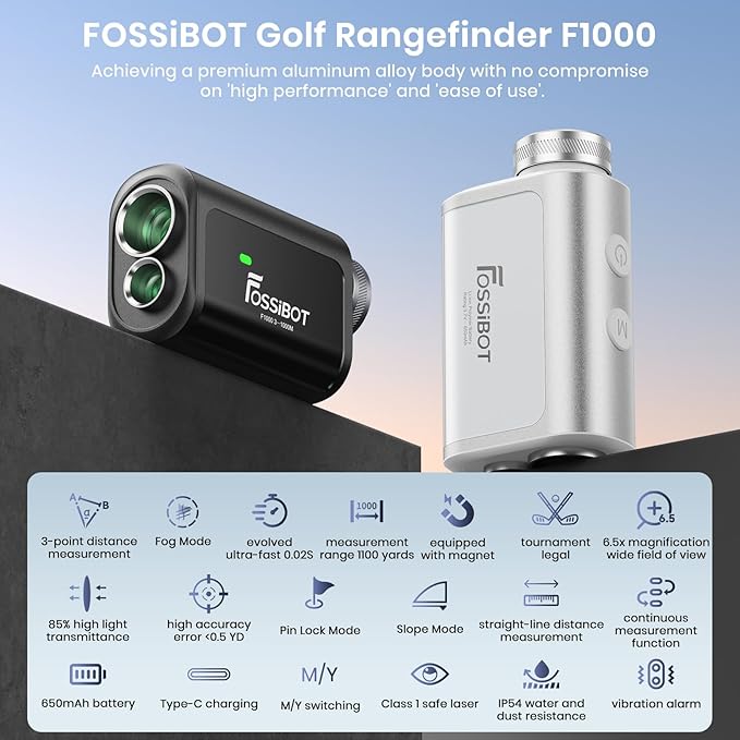 FOSSIBOT Range Finder Golf Rangefinder - Image 5