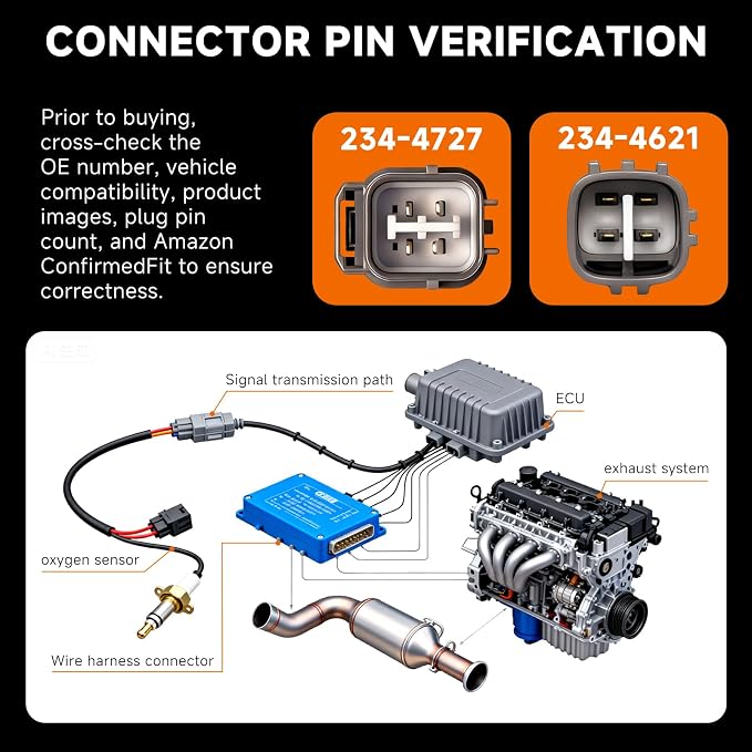 Upstream & Downstream O2 Sensor Set | Direct Replacement - Image 4