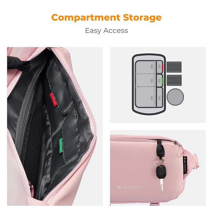 K&F CONCEPT Camera Sling Bag Crossbody Bag Waterproof Camera Shoulder Backpack - Image 4