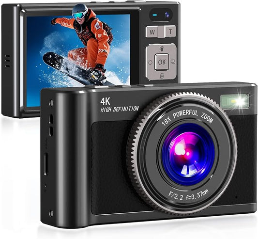 Forc Digital Camera, 4K Camara de Fotos by FORC