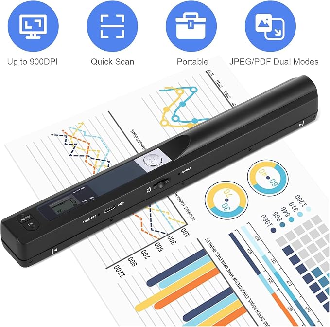 Portable Document Color Photo Scanner - Image 2