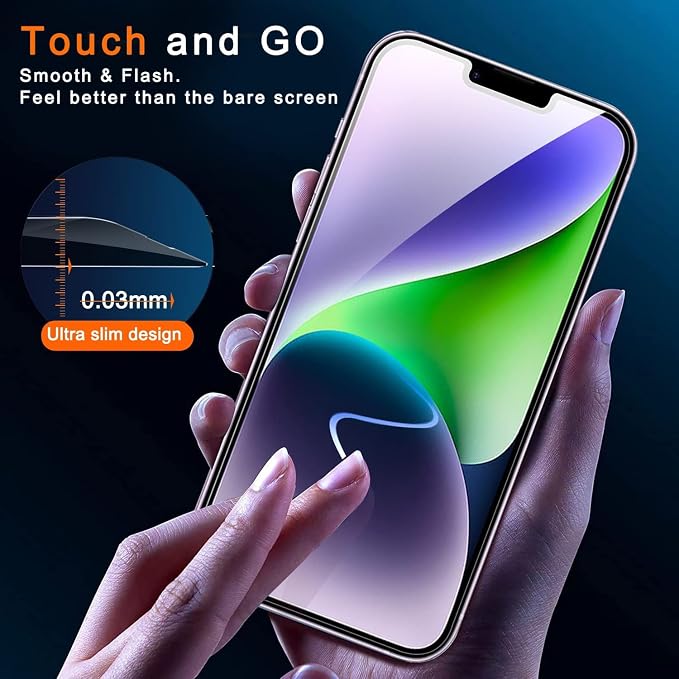 Ferilinso for iPhone 14 Plus iPhone 13 Pro Max Privacy Screen Protector 2 Pack - Image 9