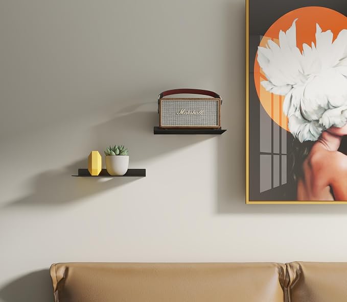 Floating Wall Shelves, 3.0mm Thick Aluminium Alloy Small Floating Shelf - Image 4