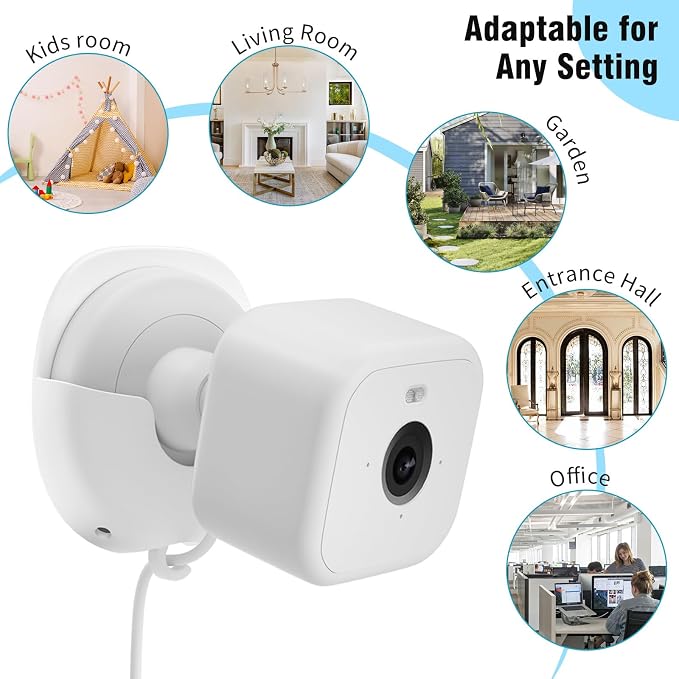 3 Pack Blink Camera No Drill No Screws Wall Mount Bracket - Image 6