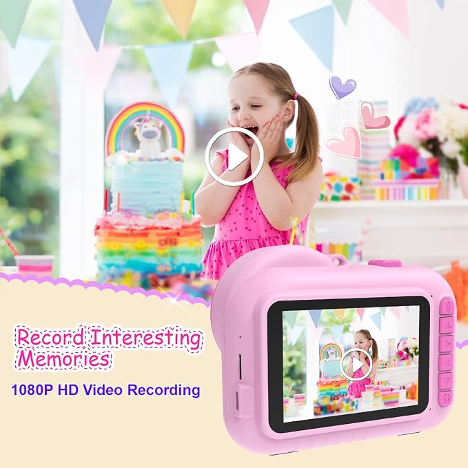 Kids Camera Instant Print, 3.5 Inch Screen Kids Digital Camera Instant - Image 4
