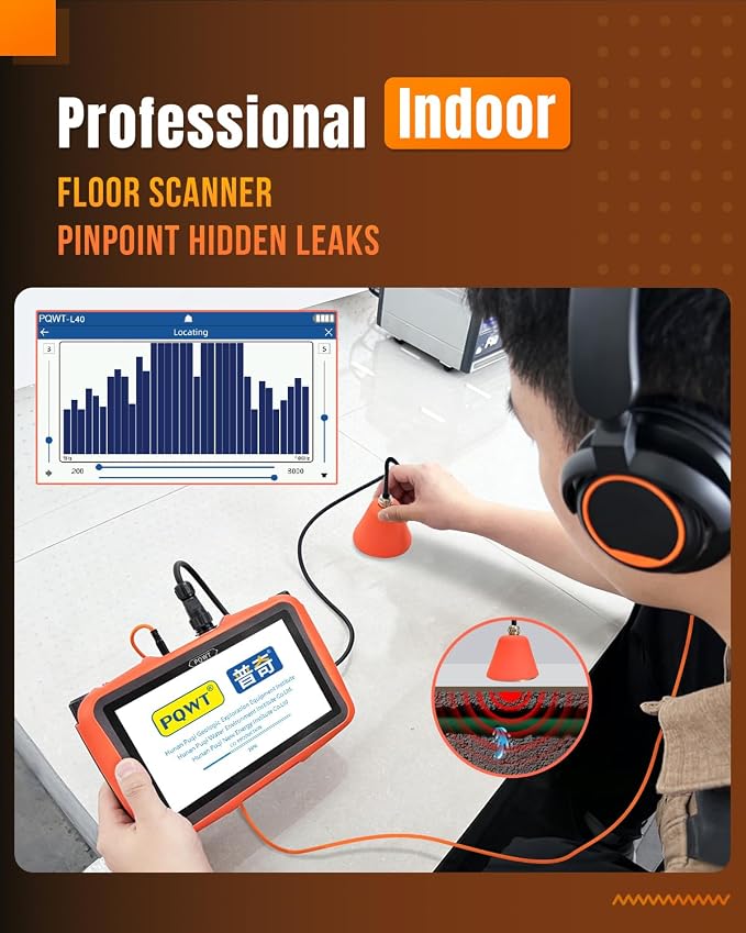 Underground Water Leak Detector, 0.5m Indoor Find Water Leak Device - Image 2