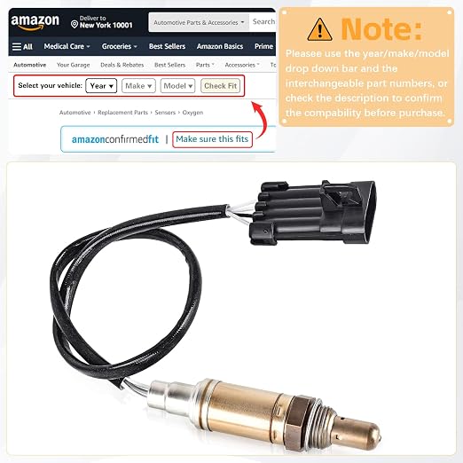 Nifeida 15703 Oxygen Sensor 234-4012 O2 Sensor - Image 7