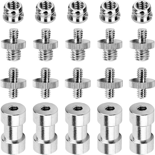 Anwenk 1/4 to 3/8 Screw Adapter Converter Threaded Screws Adapter Spigot Screw by Anwenk
